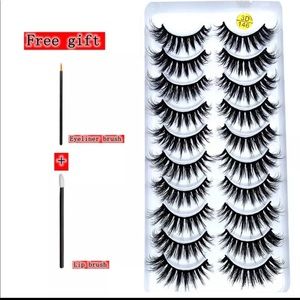 10 Pack of Lashes with free Gifts